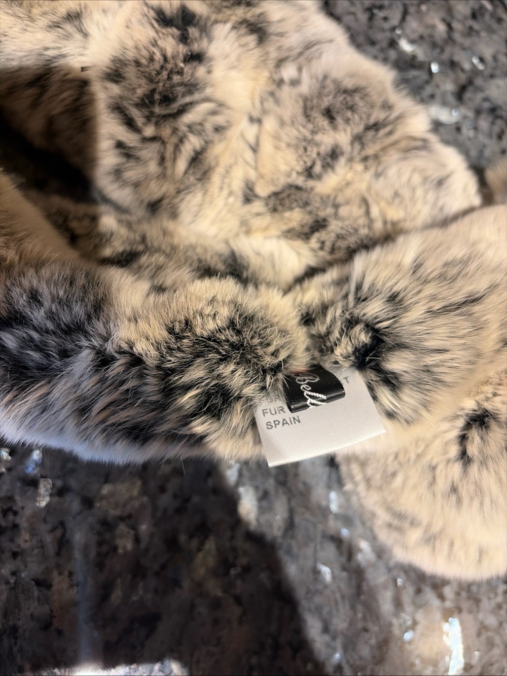 BELLE FARE Real Rex Rabbit Fur Scarf Neck Warmer Soft - Picture 6 of 9